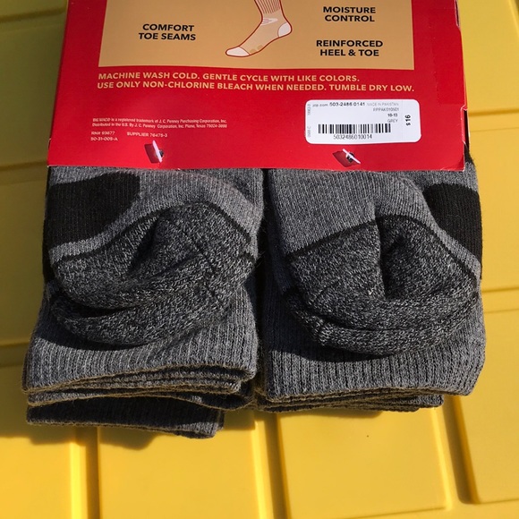 6-Pair Men’s Work Socks - Picture 7 of 8